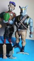 Rocksteady (Teenage Mutant Ninja Turtles) Custom Action Figure