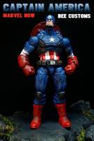 Captain America Marvel Now (Olivetti Style) (Marvel Legends) Custom Action Figure