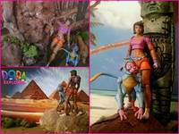 Dora the World Explorer and Boots (Dora the Explorer) Custom Action Figure