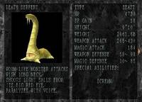 Death Serpent (Misc) Custom Miniature / Figurine