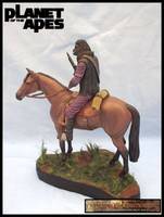 Gorilla on Horse Back (Planet of the Apes) Custom Diorama / Playset