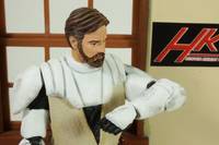Clone Wars Obi Wan Kenobi (6 Inch Black Series) (Star Wars Clone Wars) Custom Action Figure