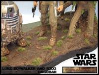 Luke  & R2 on Dagobah (Star Wars) Custom Diorama / Playset