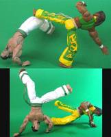 Eddy Gordo (Tekken) Vs. Richard Meyer (FF-KOF) (Tekken) Custom Action Figure