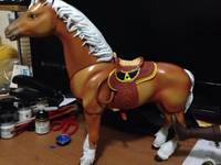 Zelda Link Medicom Rah Epona Horse 1/6 Custom (Nintendo) Custom Action Figure