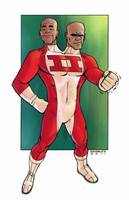 DOUBLE-HEADER Frenk and Dyvud Legion of Substitute-Heroes Member (DC Direct) Custom Action Figure