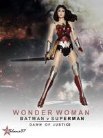 Gal Gadot as Wonder Woman in Batman V Superman (Wonder Woman) Custom Action Figure