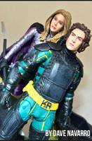 Kick Ass and Hit Girl (Kick-Ass) Custom Action Figure