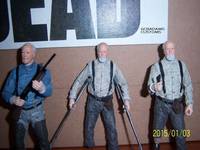 Hershel Greene Episode 214 "beside the Dying Fire" (Walking Dead) Custom Action Figure