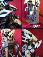 Liger Zero Vs Bersker Fury (Zoids) Custom Action Figure