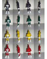 Power Tubbies (Power Rangers) Custom Action Figure