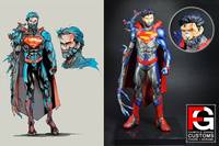 Artfx New52 Cyborg Superman (Superman) Custom Statue / Bust