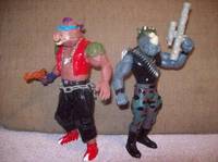 Bebop and Rocksteady (Teenage Mutant Ninja Turtles) Custom Action Figure