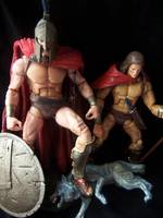 Leonidas & Stelios (300) Custom Action Figure