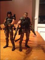 Marine Dutch (Aliens) Custom Action Figure