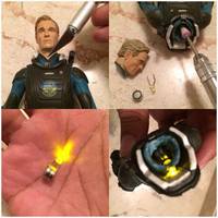 Prometheus David 8 ( with Light ) (Aliens) Custom Action Figure