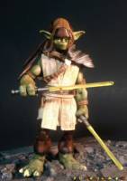 Yoda Young Jedi Knight Concept (Star Wars) Custom Action Figure