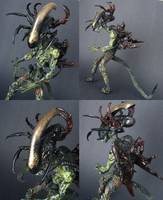 Alien Hybridz: Xenozilla (Alien vs Predator) Custom Action Figure
