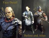 LOTR  "Serious Orc"  Orc Archer Version 2 (Lord of the Rings) Custom Action Figure