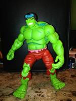 1966 Incredible Hulk Cartoon Animated Figure W/1982 Variant Head NBC (Marvel Legends) Custom Action Figure