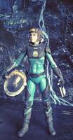 Chell as Prometheus Crew Member (Aliens) Custom Action Figure