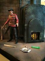 Neca Nightmare on Elm St Diorama Custom Made (Nightmare on Elm Street) Custom Diorama / Playset