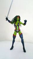 Comic Style Gamora (Marvel Legends) Custom Action Figure
