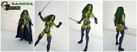 Comic Style Gamora (Marvel Legends) Custom Action Figure