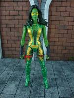 Comic Style Movie Gamora (Marvel Legends) Custom Action Figure