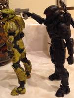 Custon Spartan Trio (Halo) Custom Action Figure