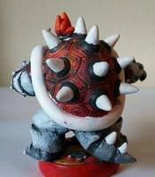 Dry Bowser Amiibo (Nintendo) Custom Miniature / Figurine