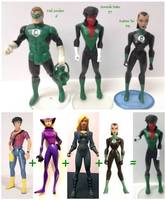 Green Lantern Soranik Natu (Super Powers) Custom Action Figure