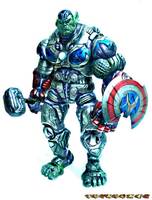 Avengers Buster Super Skrull (Marvel Legends) Custom Action Figure
