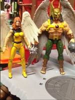 Hawkman and Hawkgirl (DC Infinite Heroes) Custom Action Figure