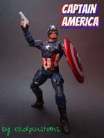 Captain America (Civil War Version) (Marvel Universe) Custom Action Figure