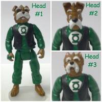 Green Lantern G'nort Esplanade G'neesmacher (Super Powers) Custom Action Figure