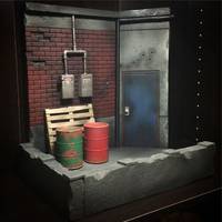 1/12th Scale Rooftop Diorama (Marvel Legends) Custom Diorama / Playset