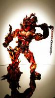 Flame Elemental Guardian Hulk (Marvel Legends) Custom Action Figure