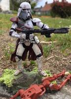 Battle Damaged Commander Bacara (Star Wars) Custom Action Figure