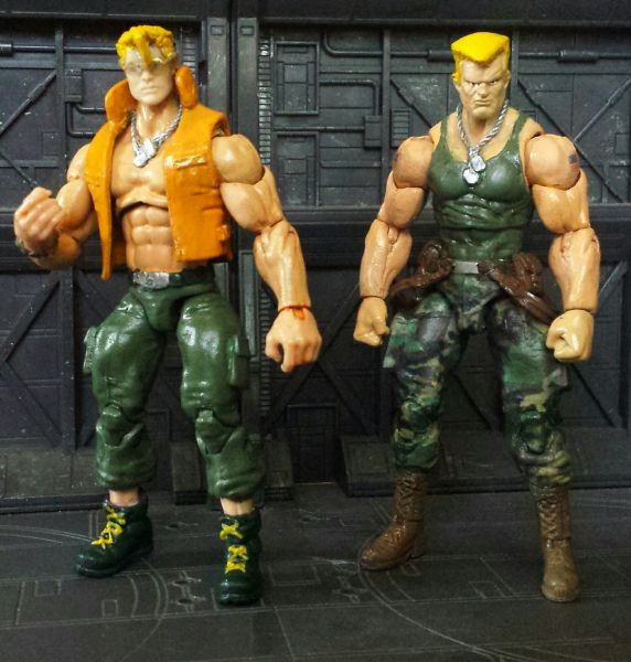 Awesome Guile Vs. Nash Street Fighter Diorama On The Way From  Kinnetiquettes - Game Informer