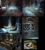 Gotham Cemetery (Batman) Custom Diorama / Playset