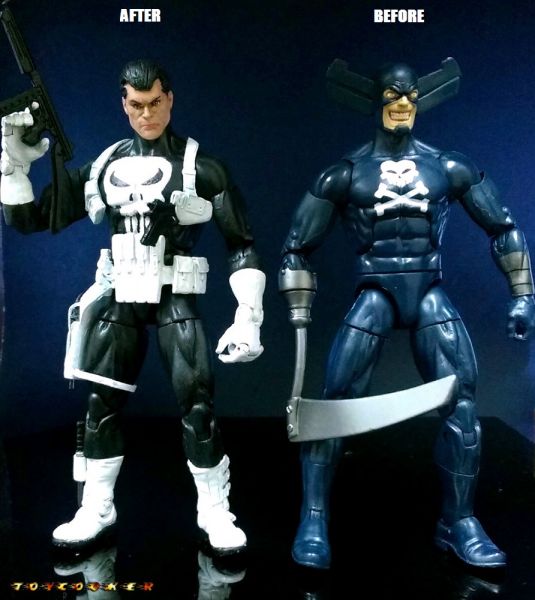 Punisher (Classic Costume) (Marvel Legends) Custom Action Figure