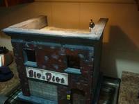 Custom Abandoned Building (Marvel) Custom Diorama / Playset