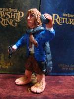Halfling in Blue Coat( Figurine) (Lord of the Rings) Custom Miniature / Figurine