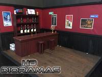 Bar Diorama (Marvel Legends) Custom Diorama / Playset