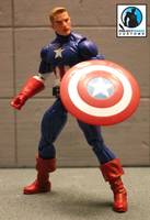 Steve Rogers (Unmasked Classic Captain America) (Captain America) Custom Action Figure