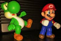 Mario and Yoshi (Super Mario Bros) Custom Action Figure