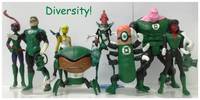 Green Lantern Brin St'rm (Super Powers) Custom Action Figure