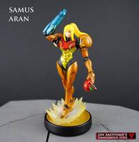 Samus Aran Amiibo (Metroid) Custom Action Figure