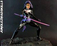 psiloke ( x-force ) (Marvel Legends) Custom Action Figure